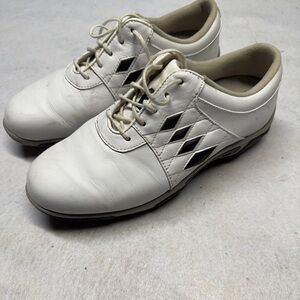 Footjoy Summer Series Golf Shoes Women Size 8 M White Black Plastic Spikes 98810